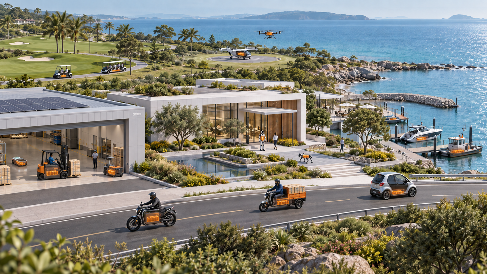 Coastal electric application campus