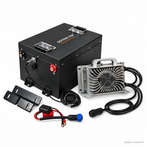 GOTION JTM Golf battery system design — Design illustration