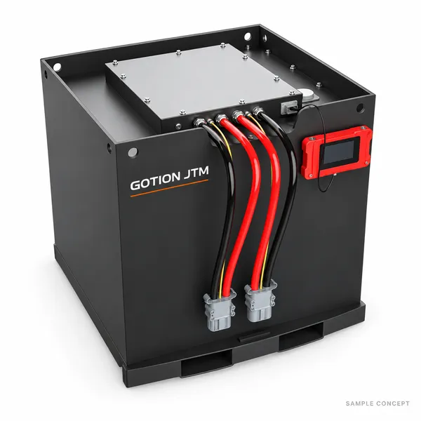 GOTION JTM Industrial tray battery design — Design illustration