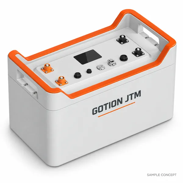 GOTION JTM Top-interface marine battery design — Design illustration