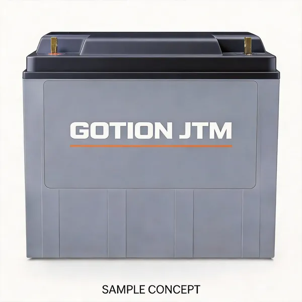 GOTION JTM Upright auxiliary battery design — Design illustration