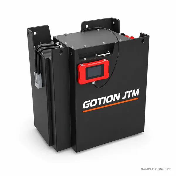 GOTION JTM Upright industrial battery design — Design illustration