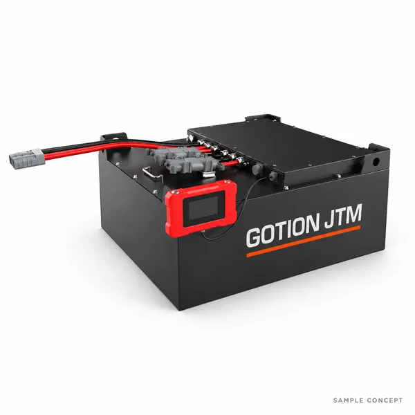 GOTION JTM Wide-format industrial battery design — Design illustration